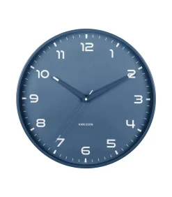 Wandklok Orgullo - Klassiek blauw - Ø40cm