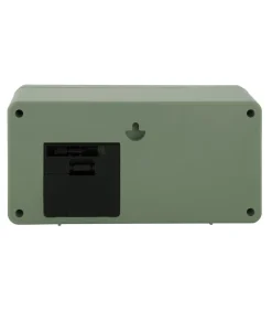 Wandklok Retro Boxed Flip - Jungle groen - 20x10x10cm