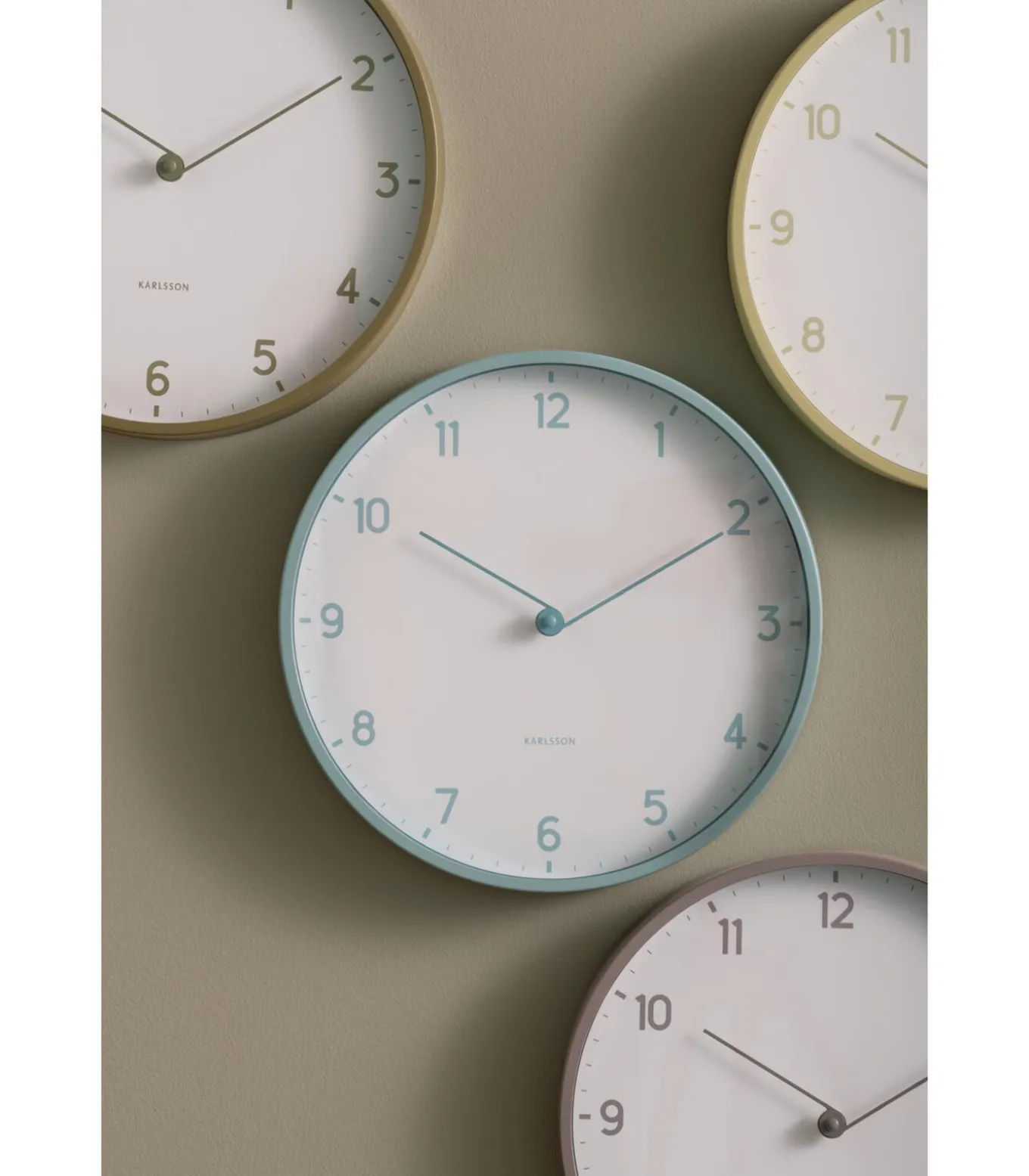 Wandklok Sencillez - Donkergrijs - Ø30cm