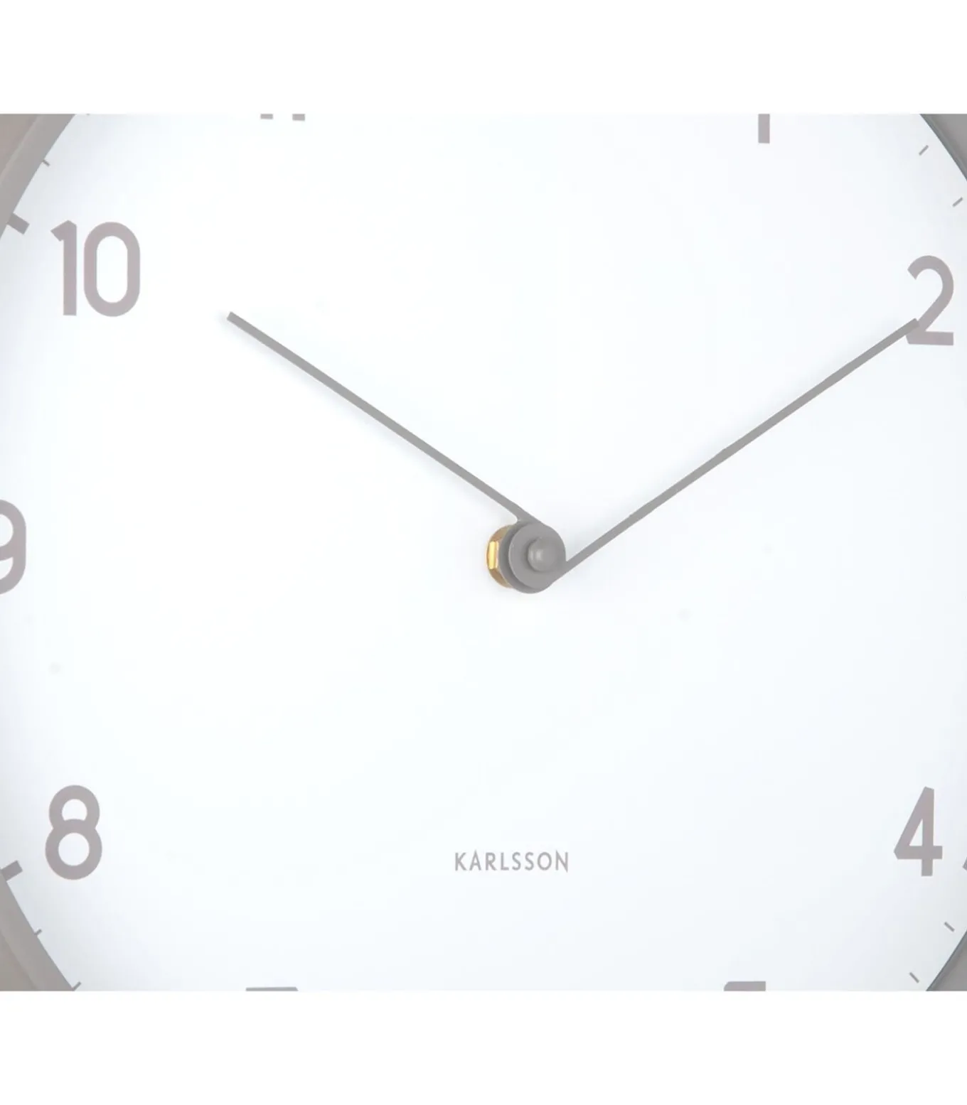 Wandklok Sencillez - Donkergrijs - Ø30cm