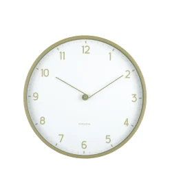 Wandklok Sencillez - Theegroen - Ø30cm