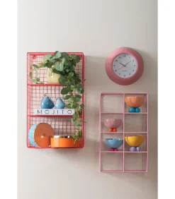 Wandklok Tender Rib - Warmroze - Ø25cm