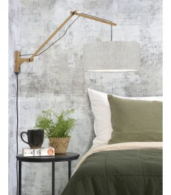 Wandlamp Andes - Bamboe/Naturel - 95x47x55cm