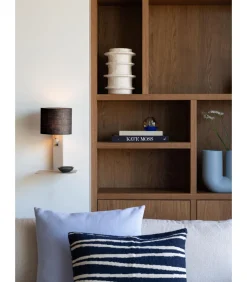 Wandlamp Florence - Bruin - 24x24x42cm