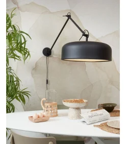 Wandlamp Marseille - Zwart - Ø48cm