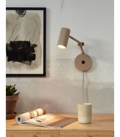 Wandlamp Montreux - Grijs - 10.5x21.5x18cm