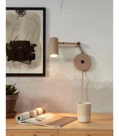 Wandlamp Montreux - Grijs - 10.5x21.5x18cm