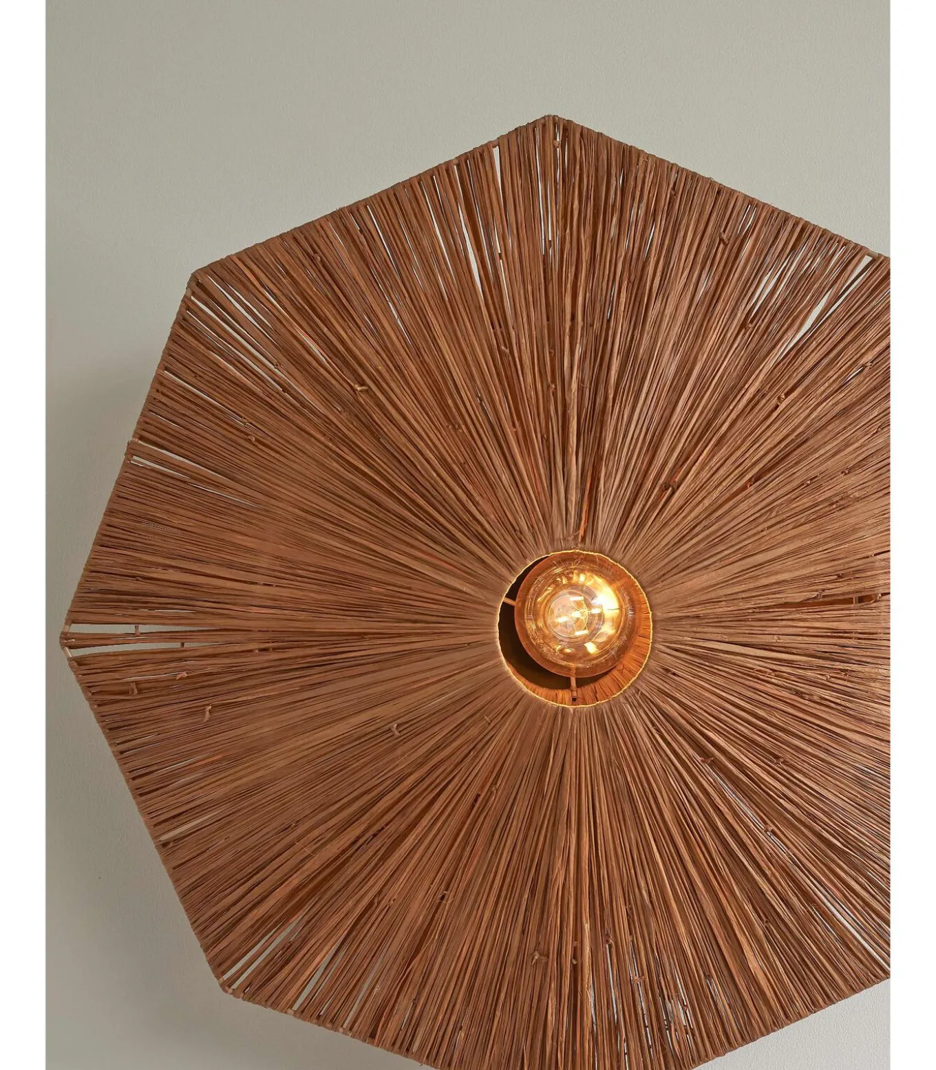 Wandlamp Panama - Bruin - 65x7x65cm