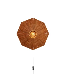 Wandlamp Panama - Bruin - 45x7x45cm
