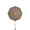 Wandlamp Panama - Donker grijs - 45x7x45cm