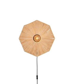 Wandlamp Panama - Naturel - 45x7x45cm