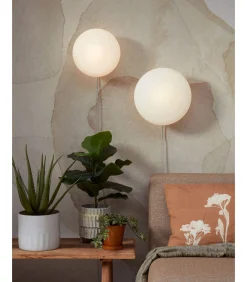 Wandlamp Sapporo - Wit - Ø28cm