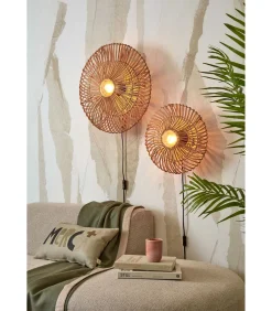 Wandlamp Zanzibar - Rotan - Ø40cm