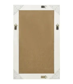 Wandspiegel barok stijl 50x80 cm wit