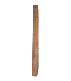 Wandspiegel rond 40 cm teakhout