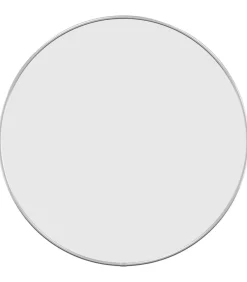 Wandspiegel rond Ø50 cm zilverkleurig