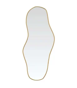 Wandspiegel 90x40 cm goudkleurig