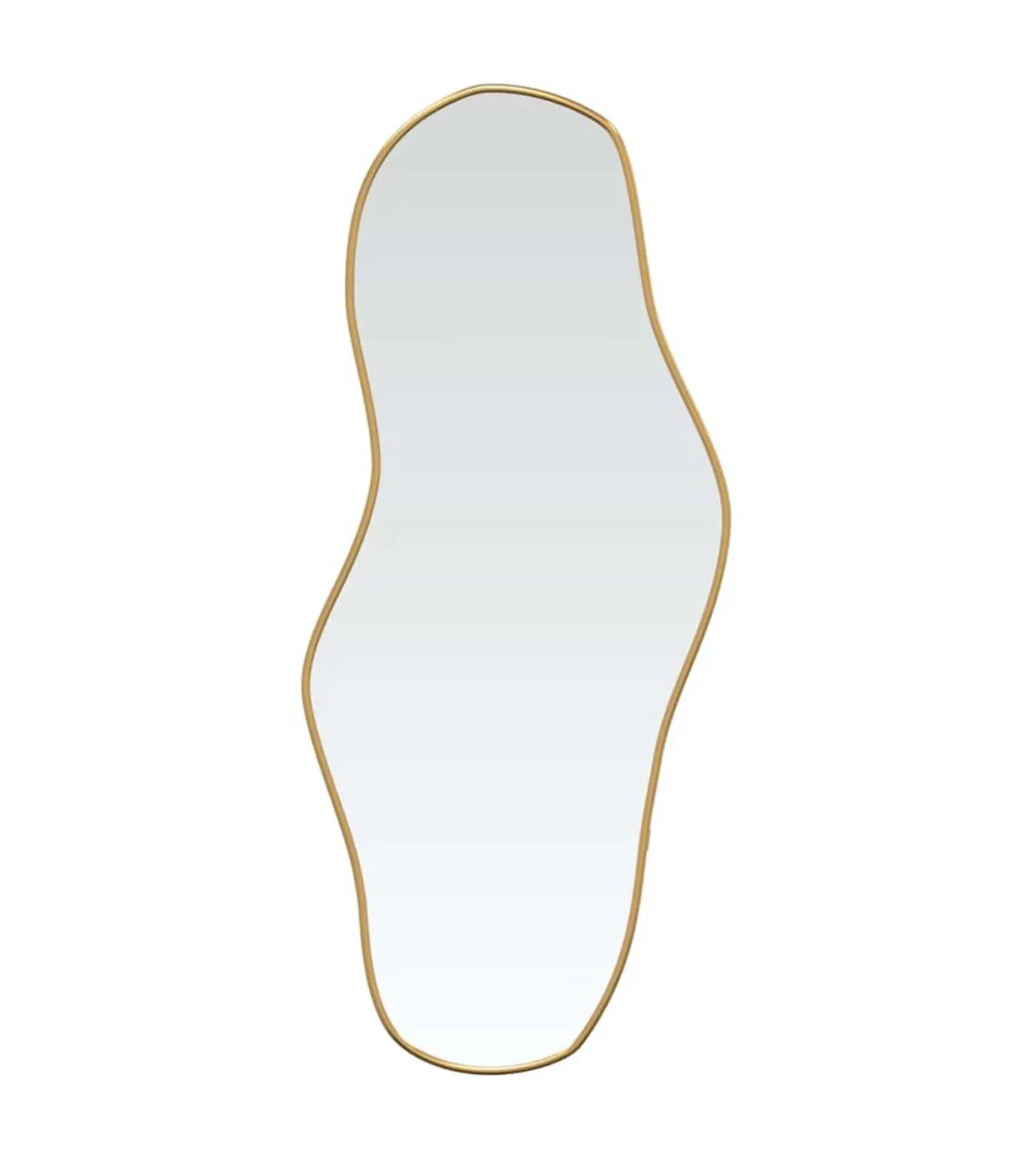 Wandspiegel 80x35 cm goudkleurig