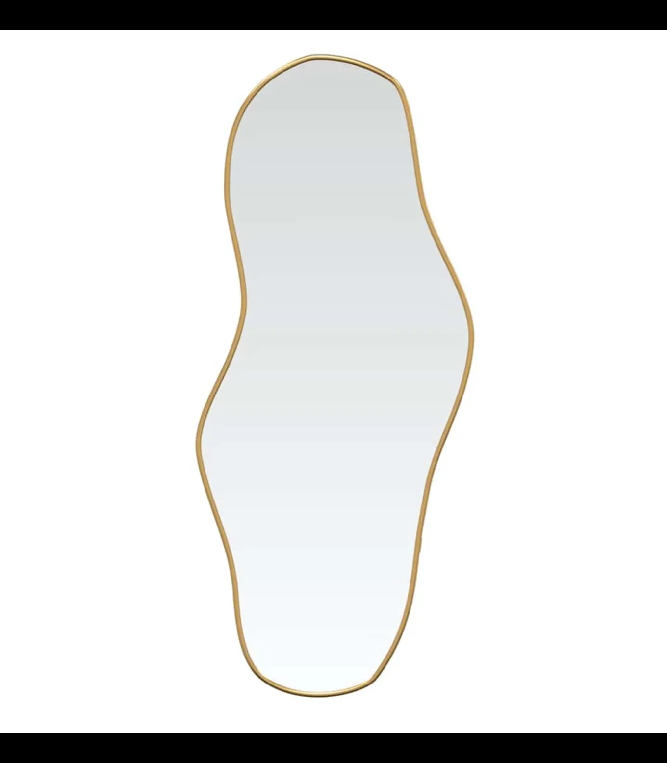 Wandspiegel 80x35 cm goudkleurig