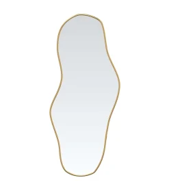 Wandspiegel 60x25 cm goudkleurig