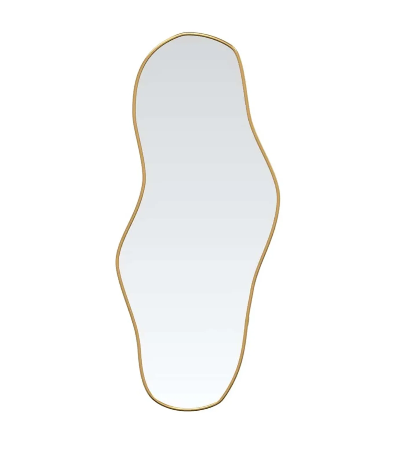 Wandspiegel 60x25 cm goudkleurig