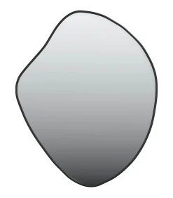 Wandspiegel 60x50 cm zwart