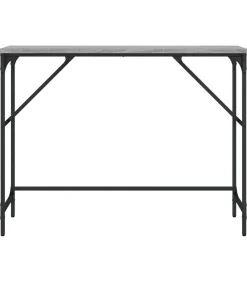 Wandtafel 100x32x75 cm bewerkt hout grijs sonoma eikenkleurig