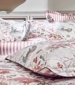 WATER GARDEN Rose - Hoeslaken Satijn katoen