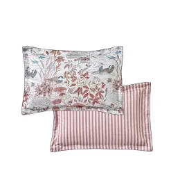 WATER GARDEN Rose - Kussensloop Satijn katoen