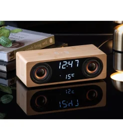 Wekker Classic Bt - Naturel - 25x10.2x8cm