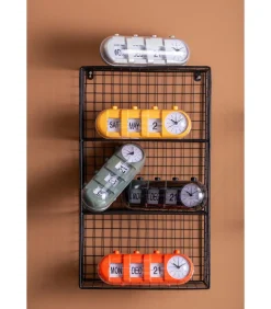 Wekker Retro Tube - Heldergeel - 9x26x9.3cm