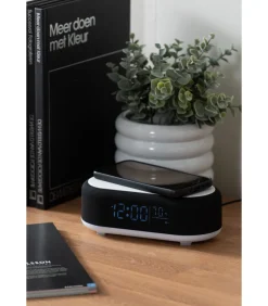 Wekker Vogue - Zwart - 19.8x9.8x7cm