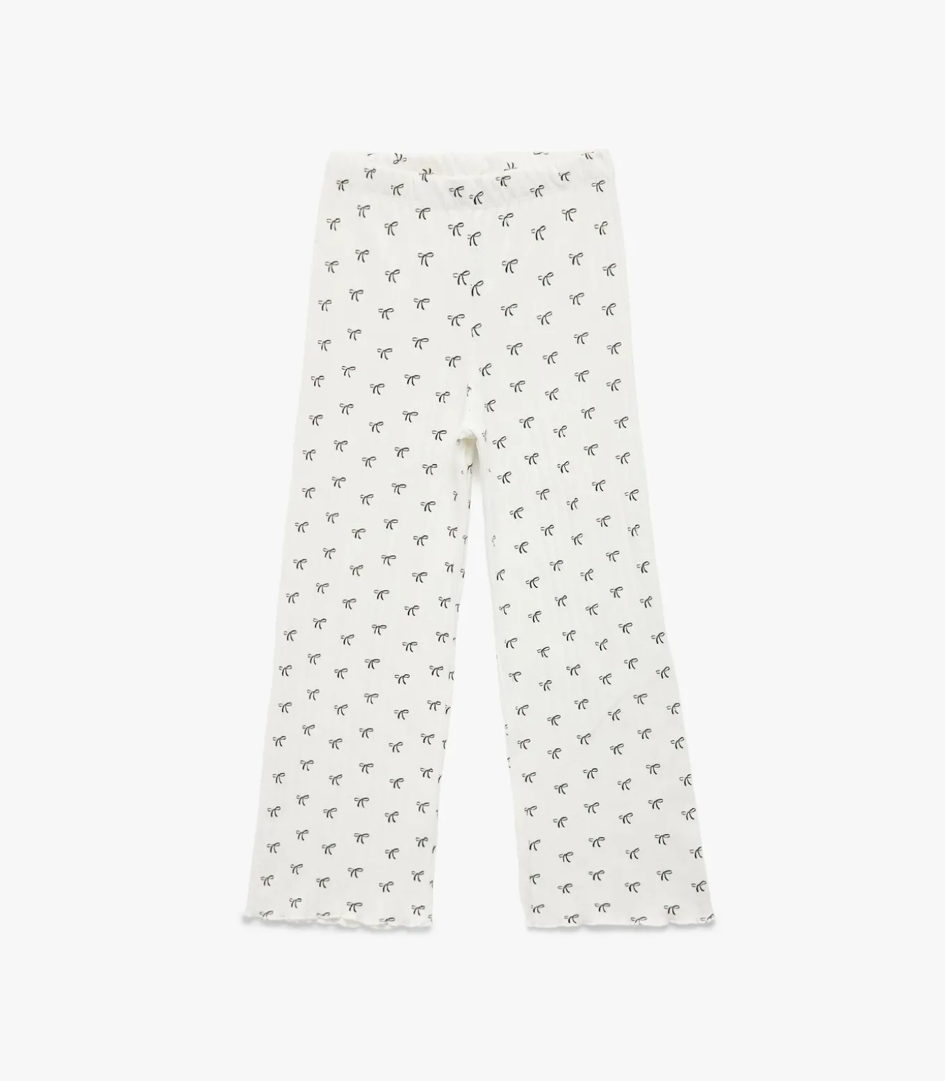 Wijd Pajama Broek Meisjes Strikpatroon