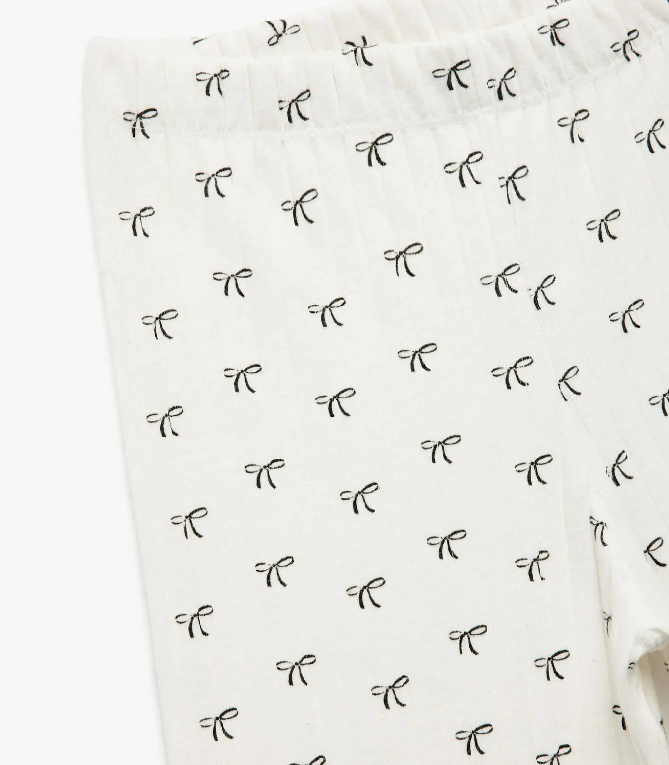 Wijd Pajama Broek Meisjes Strikpatroon