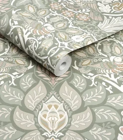 William Morris at Home Vliesbehang - Dove & Rose Spring Garden - 1000x52