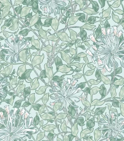 William Morris at Home Vliesbehang - Honeysuckle Breeze - 1000x52