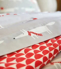 WINTER FOX Neige - Kussensloop Perkaal Katoen