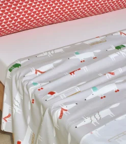 WINTER FOX Neige - Laken Perkaal Katoen