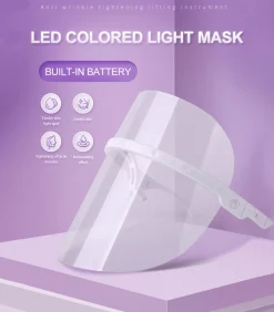 Wireloos 3 kleur LED-masker