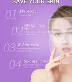 Wireloos 3 kleur LED-masker