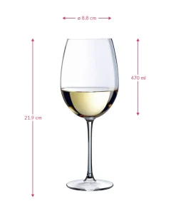 Witte Wijnglazen Cabernet Tulip - 470 ml - 6 stuks