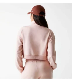 Wmns Mlb Tonal Crop Qrtr Zip Neyyan Prs