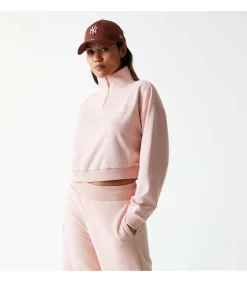 Wmns Mlb Tonal Crop Qrtr Zip Neyyan Prs