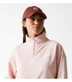 Wmns Mlb Tonal Crop Qrtr Zip Neyyan Prs