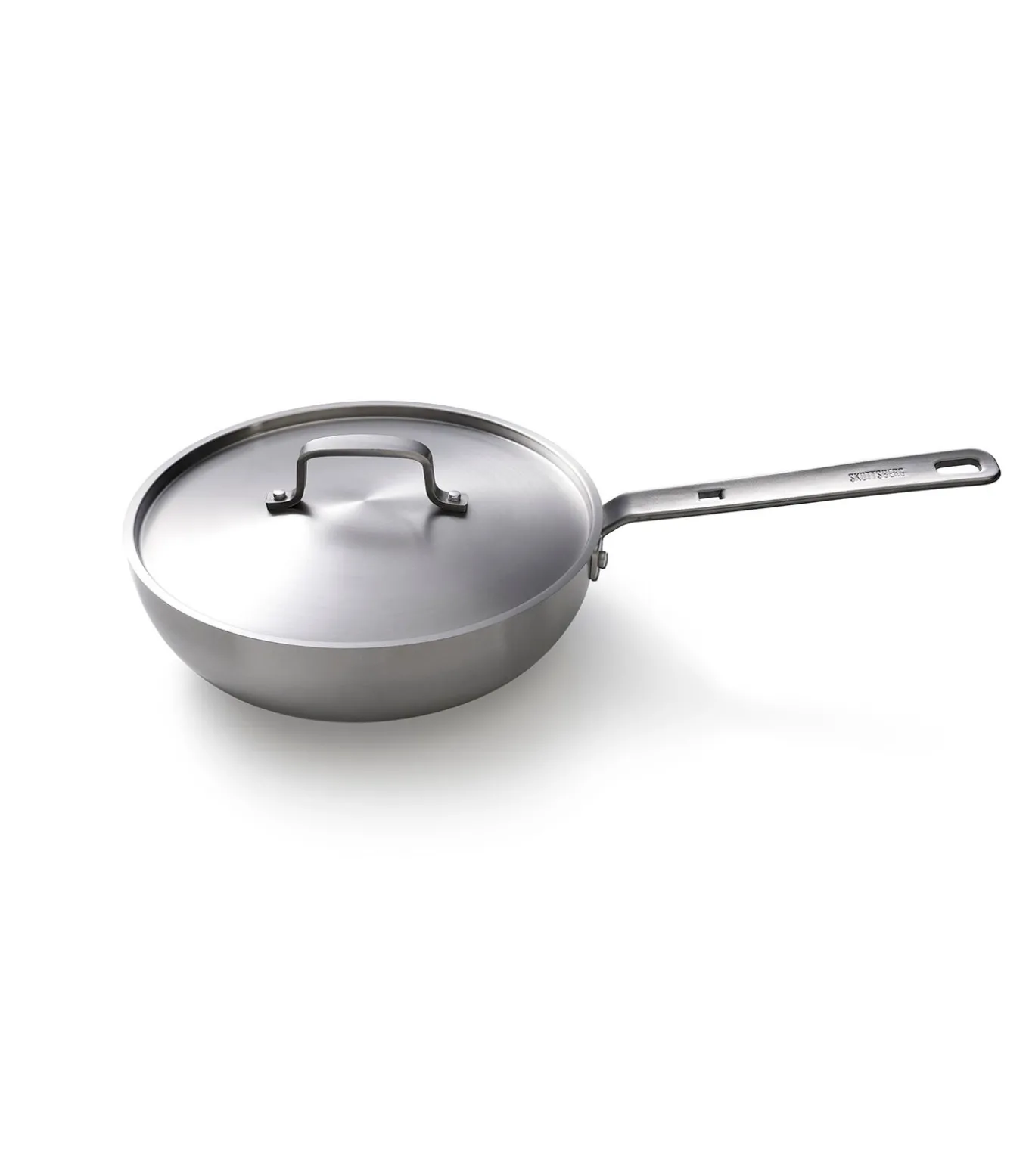 Wokpan Roestvrijstaal 28 cm Stainless Steel - alle warmtebronnen - Inductie