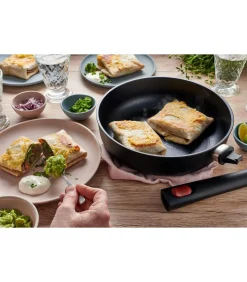 WOLL EcoLite QXR Hapjespan inductie met afneembare greep - Ø240mm - H 70mm - Zwart