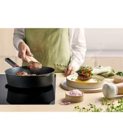 WOLL EcoLogic QXR Hapjespan inductie met afneembare greep - Ø280mm - H 70mm - Zwart