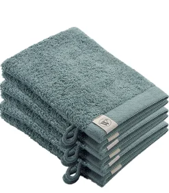 6x Remade Cotton Washandjes Jade