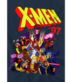 X-MEN 97 - T-shirt - Marineblauw