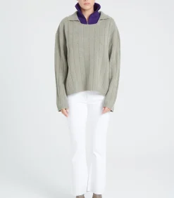 ZAYA 17 Peter Pan Kraag Trui 6 laags - 100% kasjmier